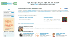 Desktop Screenshot of londoneats.com